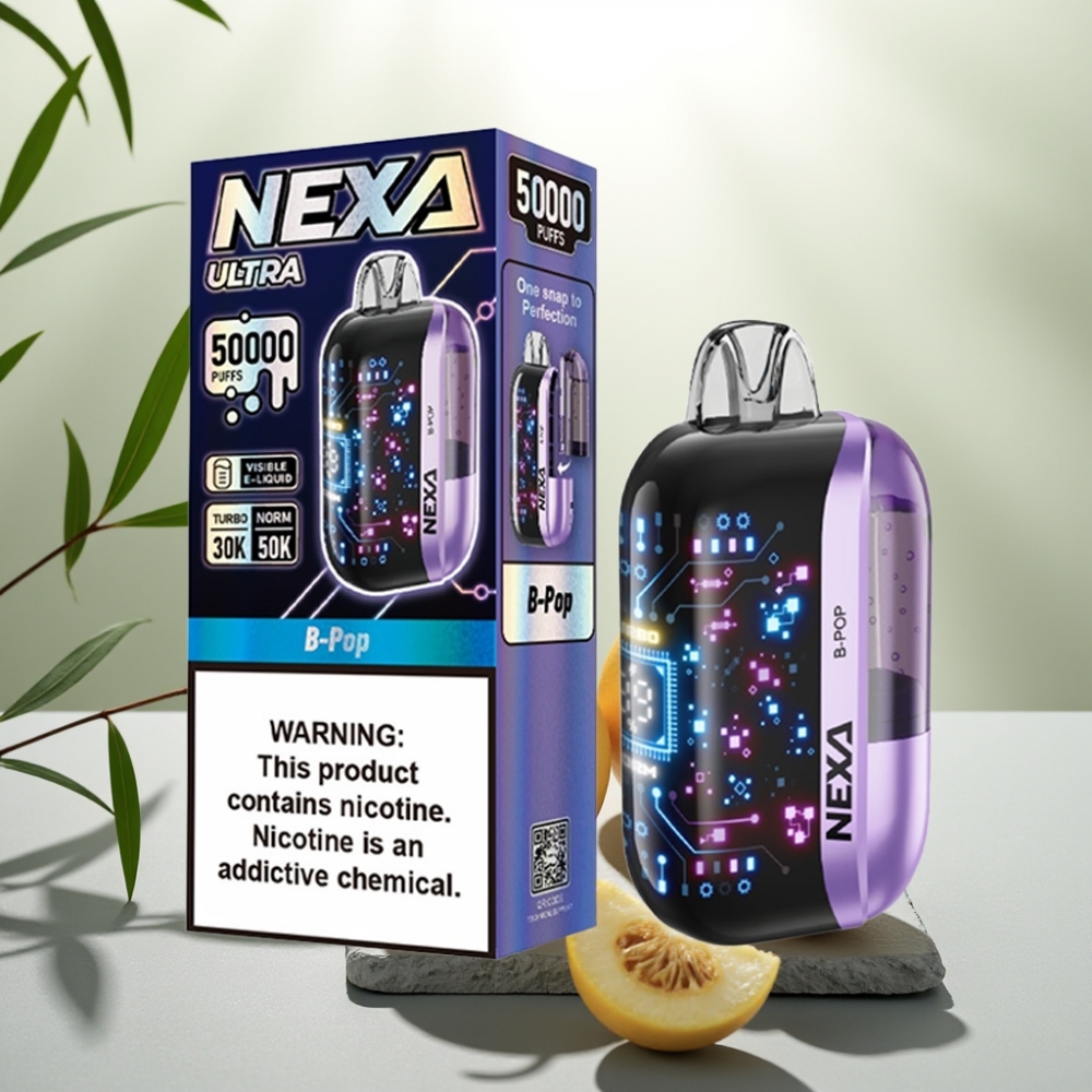 NEXA Ultra 50K Disposable Vape B-Pop 20ml 50000 Pufuri 5% Nicotina