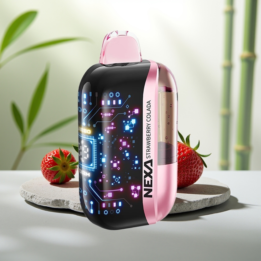 NEXA Ultra 50K Disposable Vape Capsuni Colada, 20ml, 50000 Pufuri, 5% Nicotina