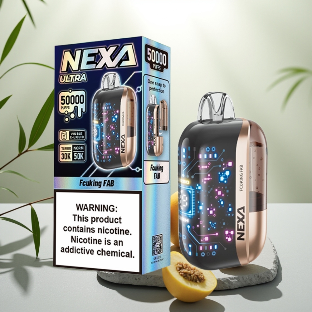 NEXA Ultra 50K Disposable Vape Fabulos 20ml 50000 Puffs 5% Nicotină 0.9ohm