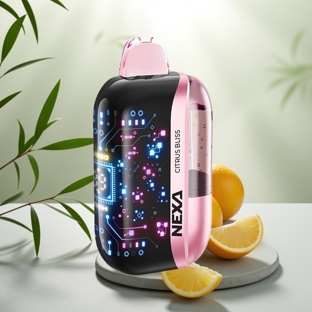 NEXA Ultra 50K Disposable Vape Fericire Citrice 20ml 800mAh 5% Nicotină