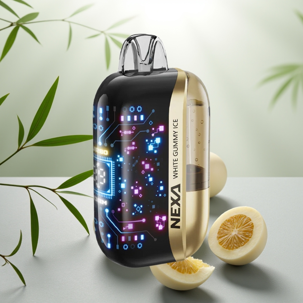 NEXA Ultra 50K Disposable Vape Gummy Alb de Gheață 20ml 50000 Puffs 5%