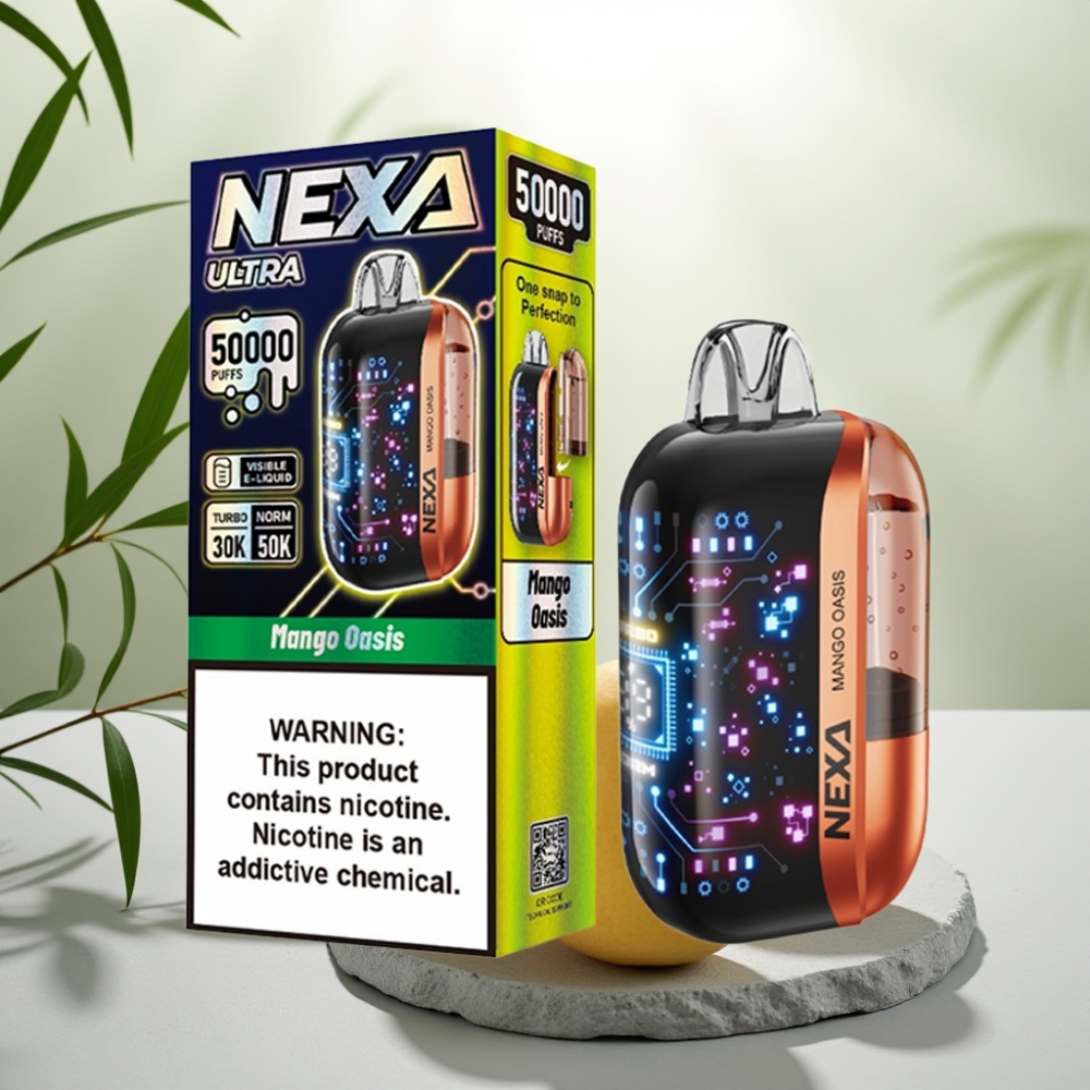 NEXA Ultra 50K Disposable Vape Oază de Mango 20ml 50000 Puffs 5% Nicotină