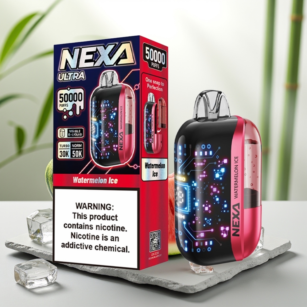 NEXA Ultra 50K Disposable Vape Pepene Gheata 20ml 800mAh 50000 Puffs 5%
