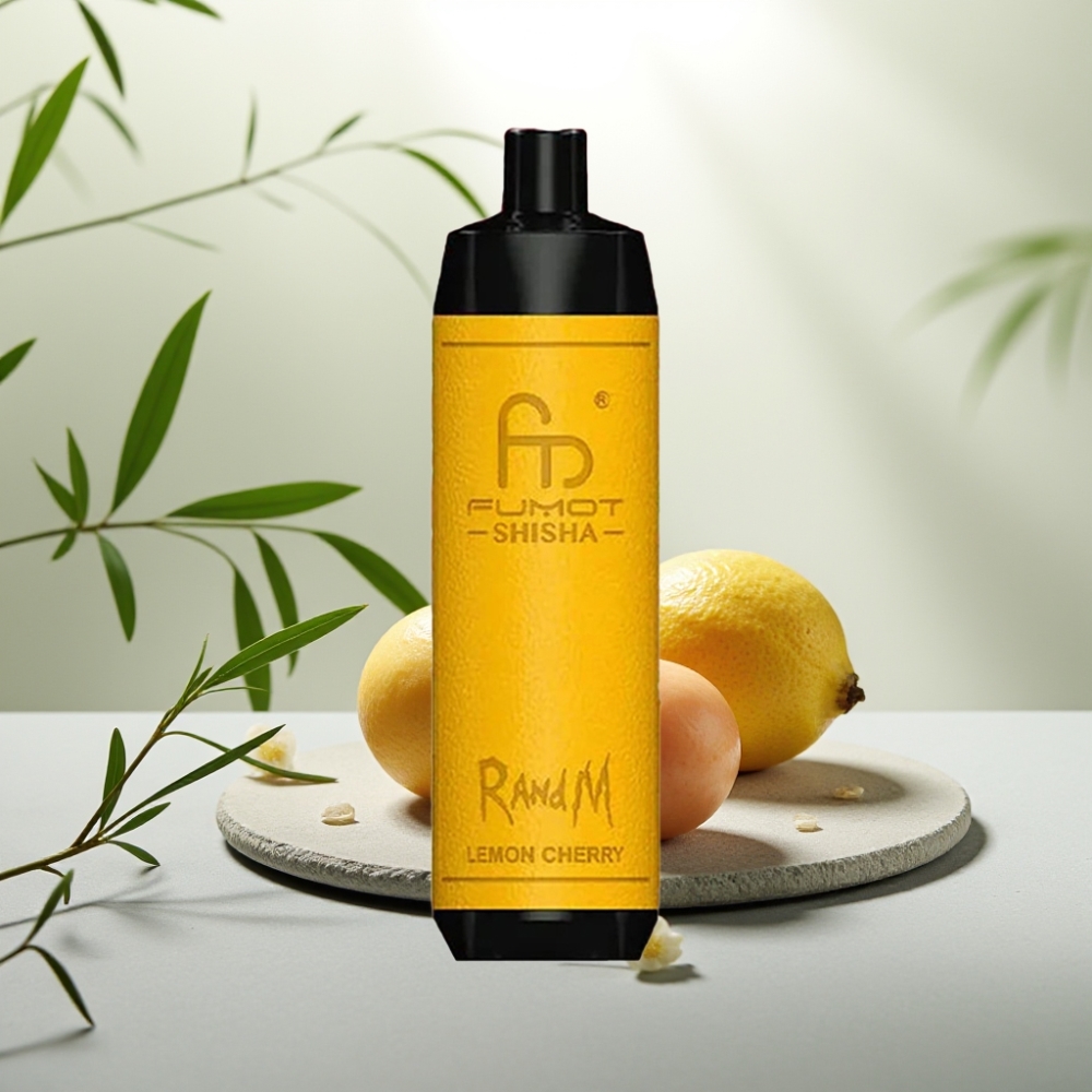RandM Fumot Shisha 10000 Puffs Lămâie Cireșă, 18ml, 850mAh, 0.6ohm