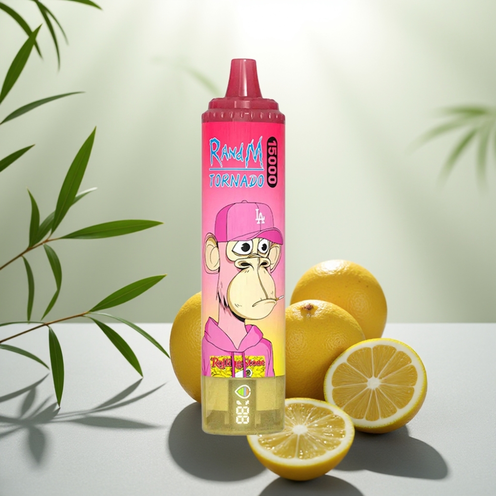 Fumot RandM Tornado 15000 Pufări Lămâie, 25ml, 850mAh, Tip-C