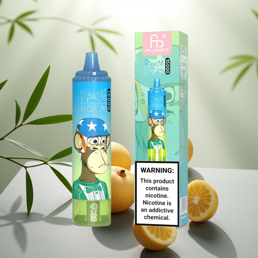 Fumot RandM Tornado 15000 Puffs Gummy Bear 25ml 850mAh 0.9 Ohm Mesh