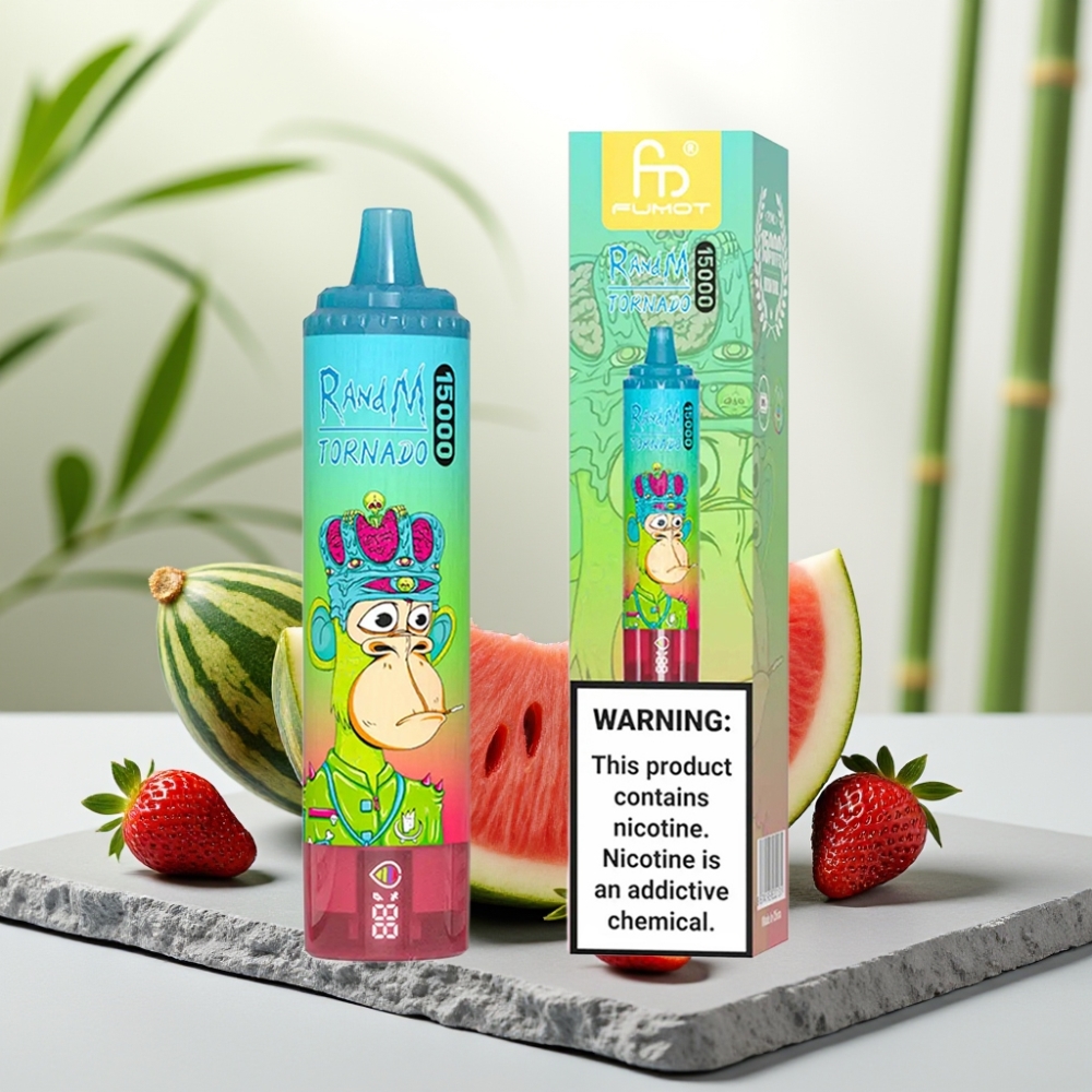Fumot RandM Tornado 15000 Pufuri Capsuni Pepene 25ml 850mAh 0.9ohm