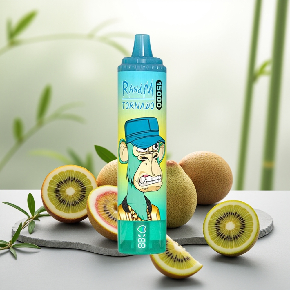 Fumot RandM Tornado 15000 Pufuri Kiwi Fructul Pasării Guava 25ml 5% Mesh