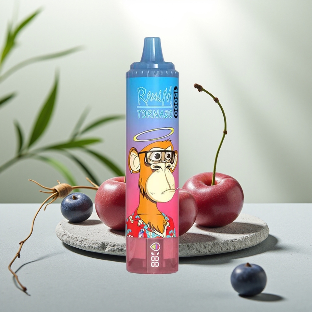 RandM Fumot Tornado 15000 Puffs Afine Visine Albastre 25ml 850mAh 0.9Ohm