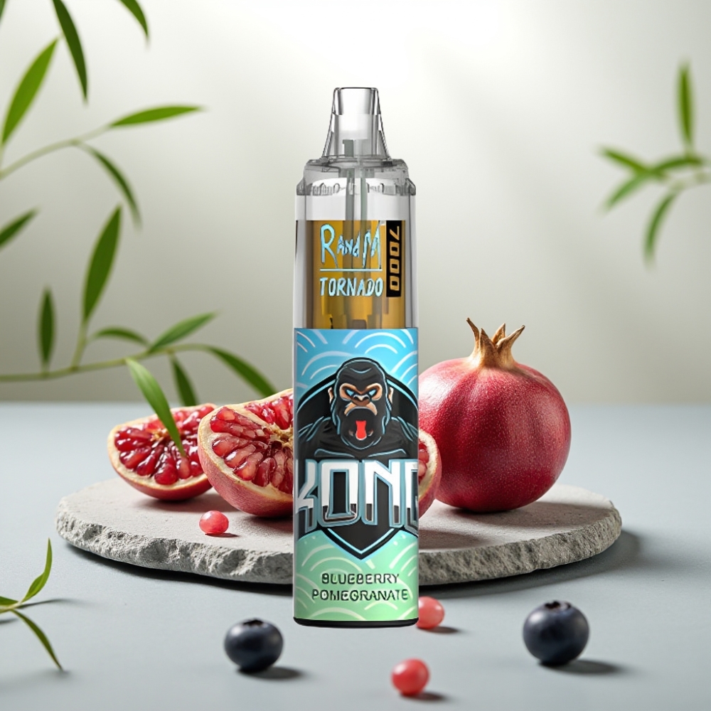 Fumot Tornado 7000 Disposable Vape Afină Rodie, 14ML, 850MAH, Tip-C