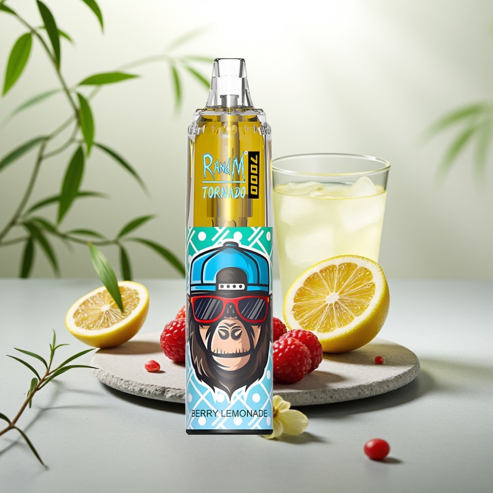 Fumot Tornado 7000 Disposable Vape Afine Limonadă 7000 Pufări 14ML 850MAH