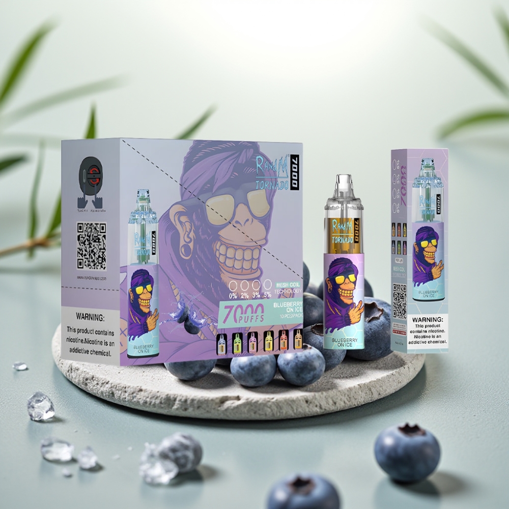 Fumot Tornado 7000 Disposable Vape Afine pe Gheață 7000 Puffs 14ML 850MAH Mesh