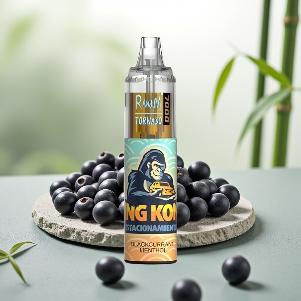 Fumot Tornado 7000 Disposable Vape Coacăz Mentolat, 14ML, 850MAH, Bucuri 7000