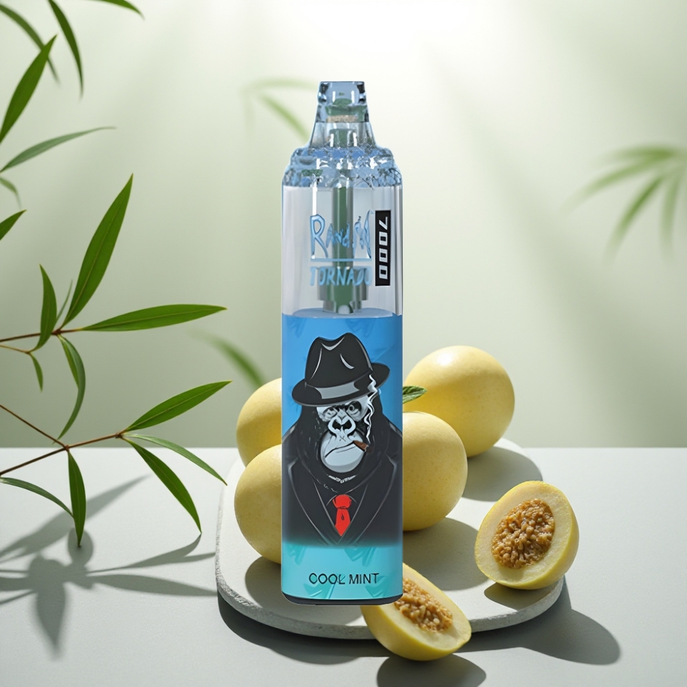 Fumot Tornado 7000 Disposable Vape Mentă Răcoritoare, 7000 Pufuri, 14 ML, 850 MAH