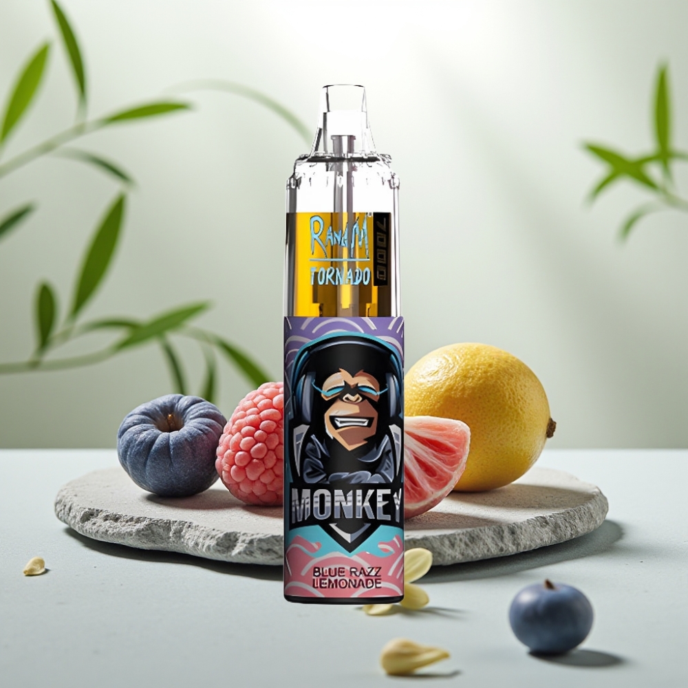 Fumot Tornado 7000 Disposable Vape Zmeură-Limunadă Albastră 14ML 850MAH 5%