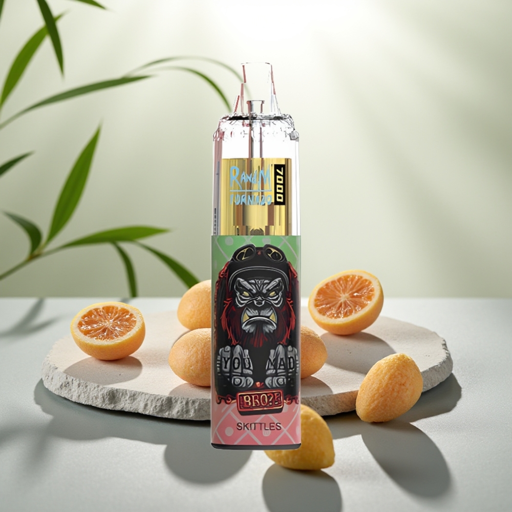 Fumot Tornado 7000 Dispozabil Vape Skittles, 14ML, 850MAH, Rețea, USB-C