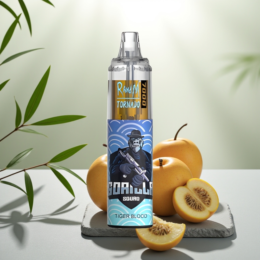 Fumot Tornado 7000 Tiger Blood și RandM 7000 Puffs, 14 ML, Air-Adjustable
