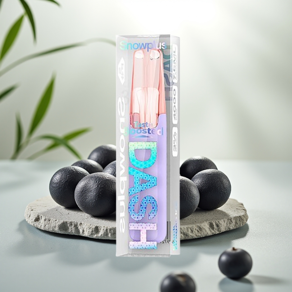 Snowplus Dash 4000 Puffs Dispozabil Balaur Negru Gheață 7.5ml 4000 Pufuri 5% Nicotină