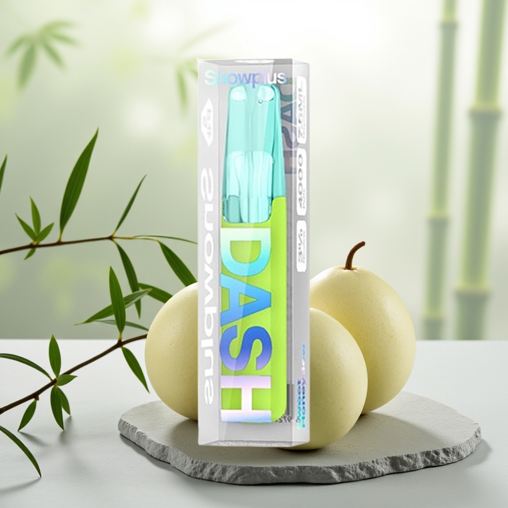 Snowplus Dash 4000 Puffs Dispozabil Dulce Pepene Galben, 7.5 ml, 530 mAh