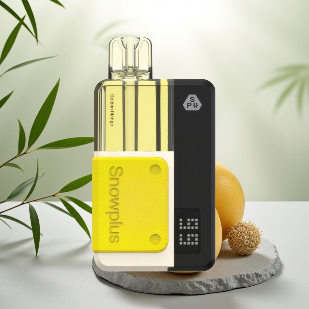 Snowplus Swift Pod Kit 15000 Puffs - Mango Auriu, Dual Mesh, 1000 mAh, 2+10 ml