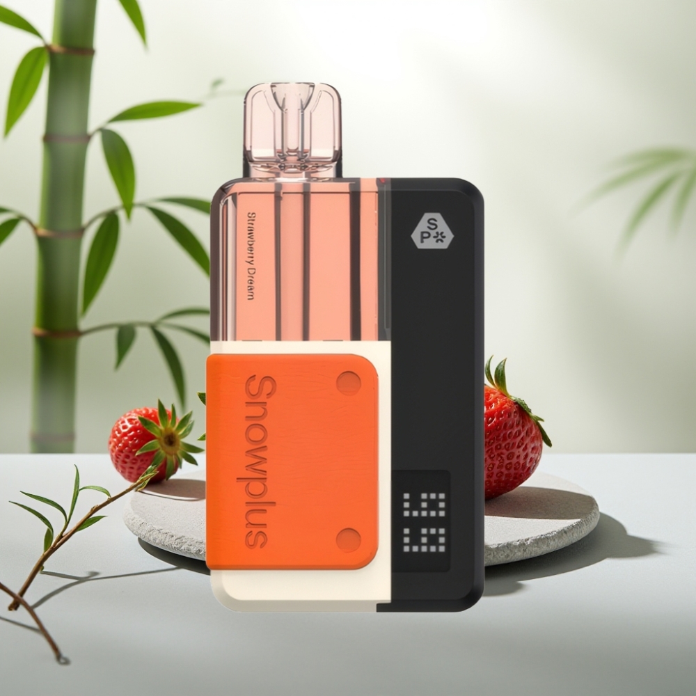 Snowplus Swift Pod Kit 15000 Pufuri Vis de Căpșuni, 1000 mAh, Dual Mesh