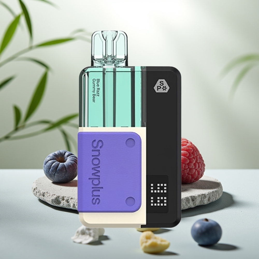 Snowplus Swift 5000 Puffs Prefilled Pod Kit Gummy Bear de Zmeură Albastră, 1000 mAh, 2+10 ml