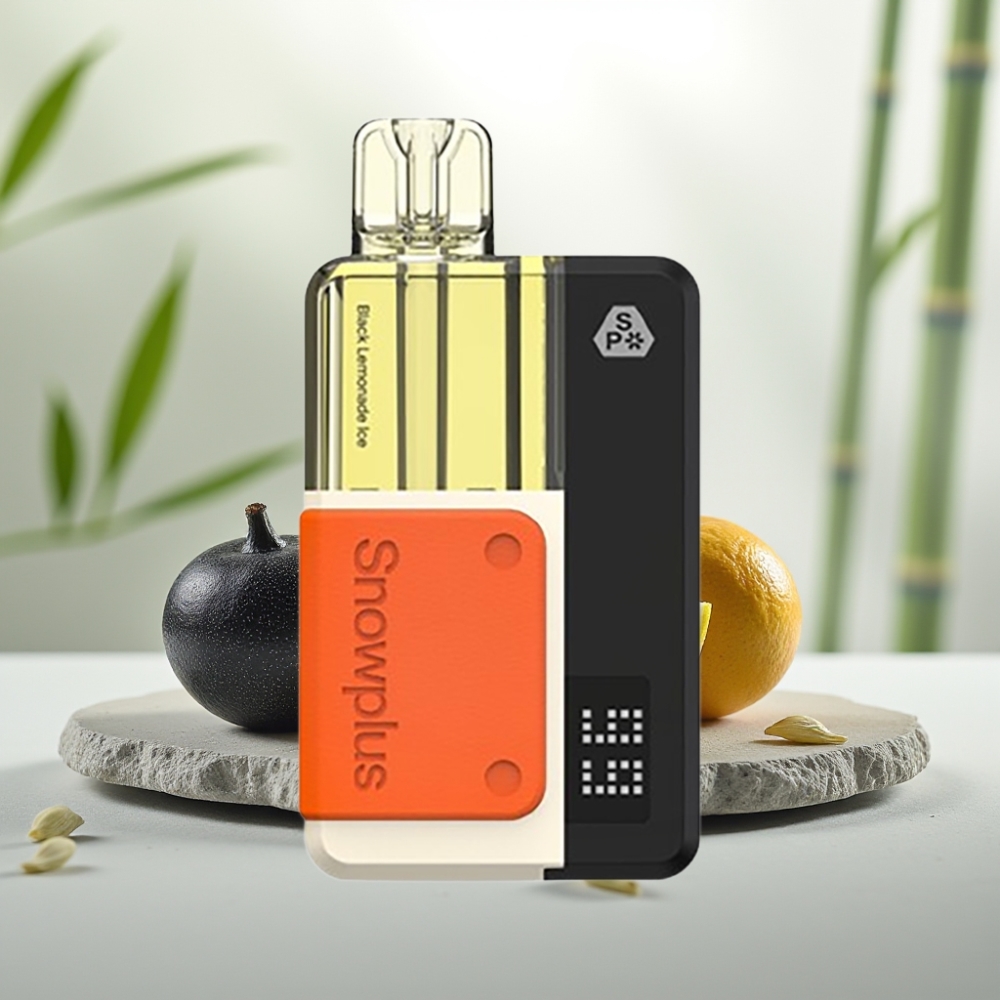 Snowplus Swift 5000 Puffs Prefilled Pod Kit Lămâie Neagră Cu Gheață 43x81x25mm 1000mAh