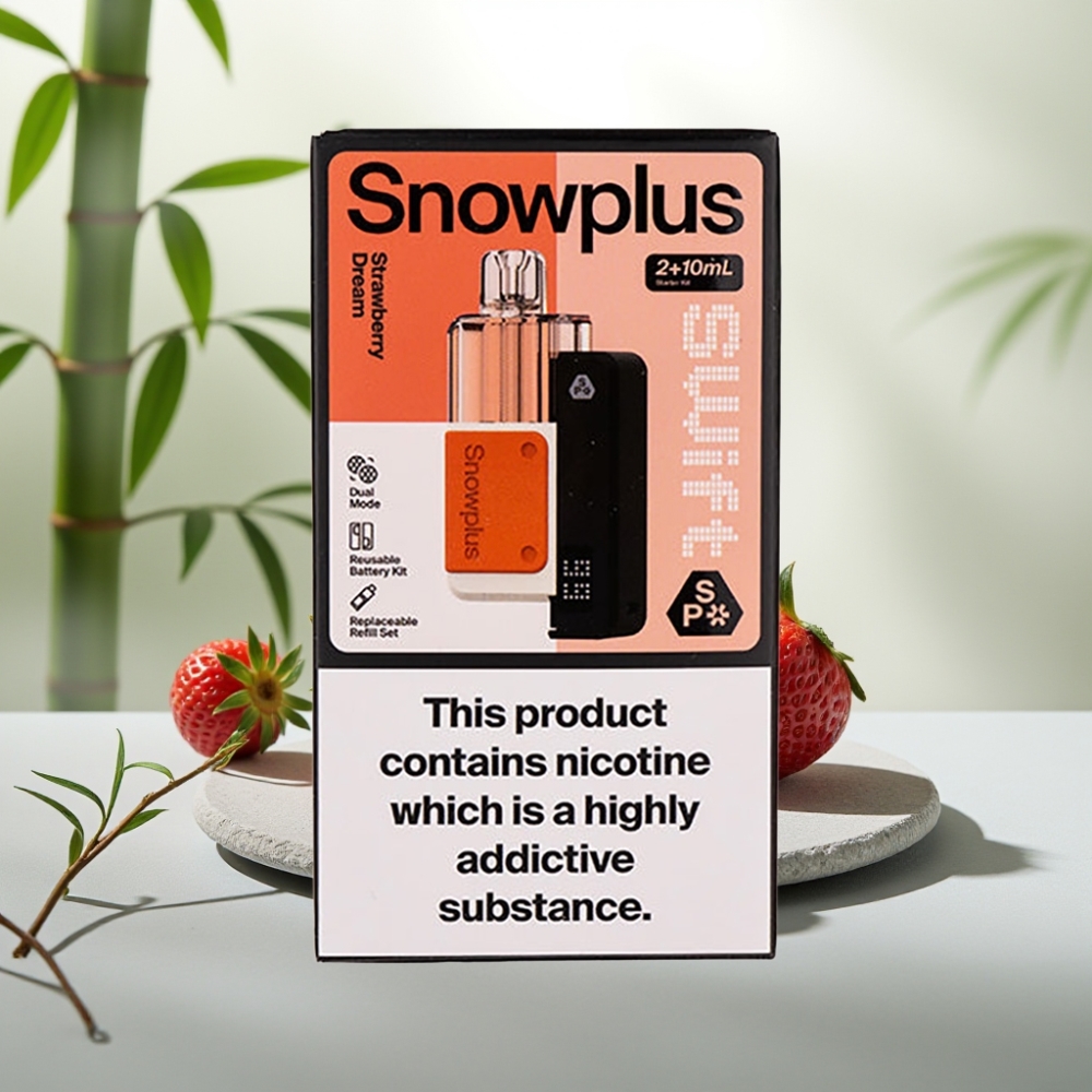 Snowplus Swift 5000 Puffs Prefilled Pod Kit Vis de Căpșuni, 1000 mAh, 2+10 ml